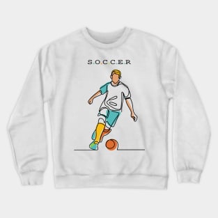 Soccer Sport Crewneck Sweatshirt